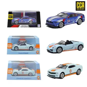 CCA 1:64 保時捷 918 SPYDER 雪佛蘭 Camaro 福特 Mustang 2018 海灣石油塗裝 合金高級壓鑄汽車模型 收藏品 10 最佳銷售 福特壓鑄模型 - №9