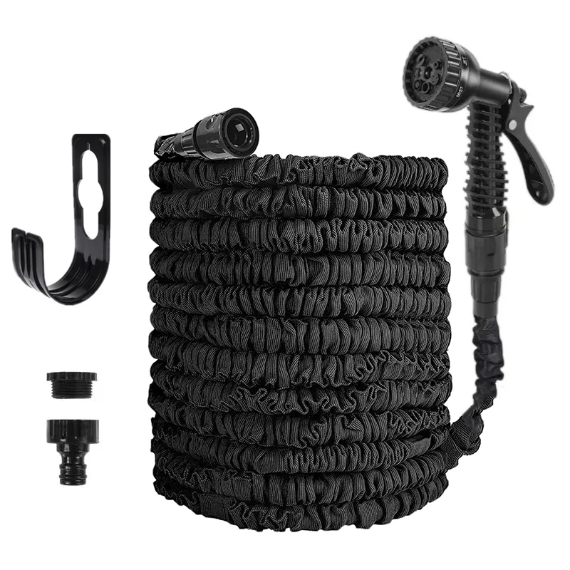 25FT-200FT Expandable Magic Hose Hose Rack Gardening Supplies Home Garden Watering Hoses High-Pressure Car Wash Water Gun