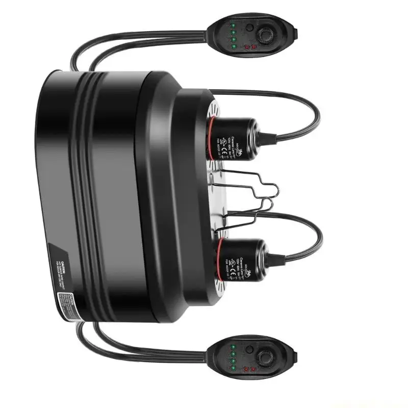 

QX2E Змеиный тепловой светильник, двойной сундук, функция часов, регулировка температуры, дизайн против пламени для амфибий, 160
