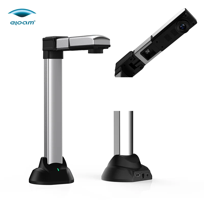 16MP Portable A3 Book Document Camera Scanner, Auto-Flatten Function, 1-Second Fast Scan, USB Connection for Laptop & Desktop