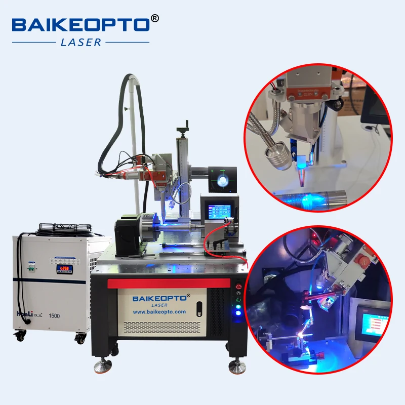 BK-WF2000P Raycus Fiber Optic Laser Welding System Cantilever 2000W Laser Mold Welder