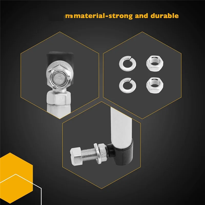 

AB61-Adjustable Steering Drag Link Set Fit 436884 & 436885,For Craftsman Replace 532436884 532436885 583513301 & 5835