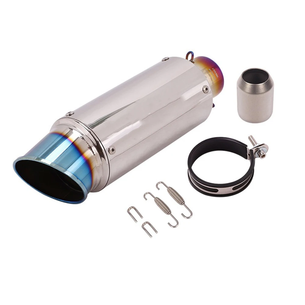 51/60 mm Universal-Motorradauspuff Inox-Schalldämpfer Kohlefaserauspuff mit DB Killer für Z900 R3 R25 MT07 MT09 R1 Z400 Z650 – Detail 14