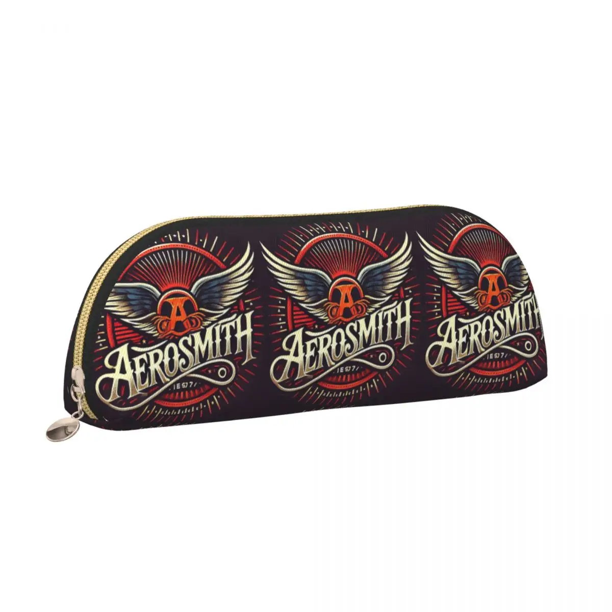 

Rock Aerosmith Band Pencil Cases Pen Holder Storage Stationery Supplies Large Storage Pen Box Pencil Bag for Studen School