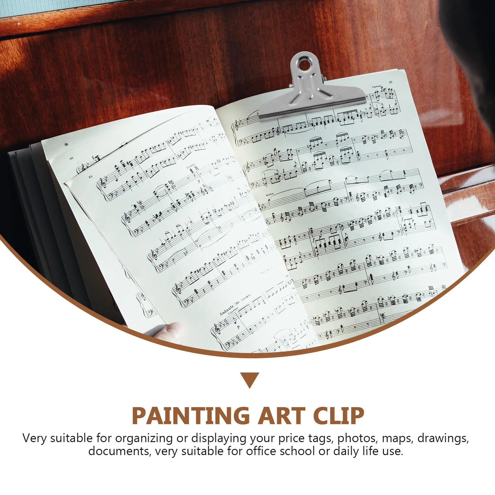 

20Pcs Sketch Clamps Stainless Steel Binder Clips Sufficient Quantity for Family and Friends Stainless Steel Binder Clip