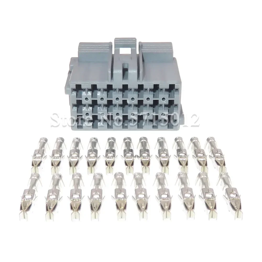 21 Hole 1-967625-2 967635-1 Automobile Accessories Auto Plug Grey Car Power Amplifier Unsealed Socket