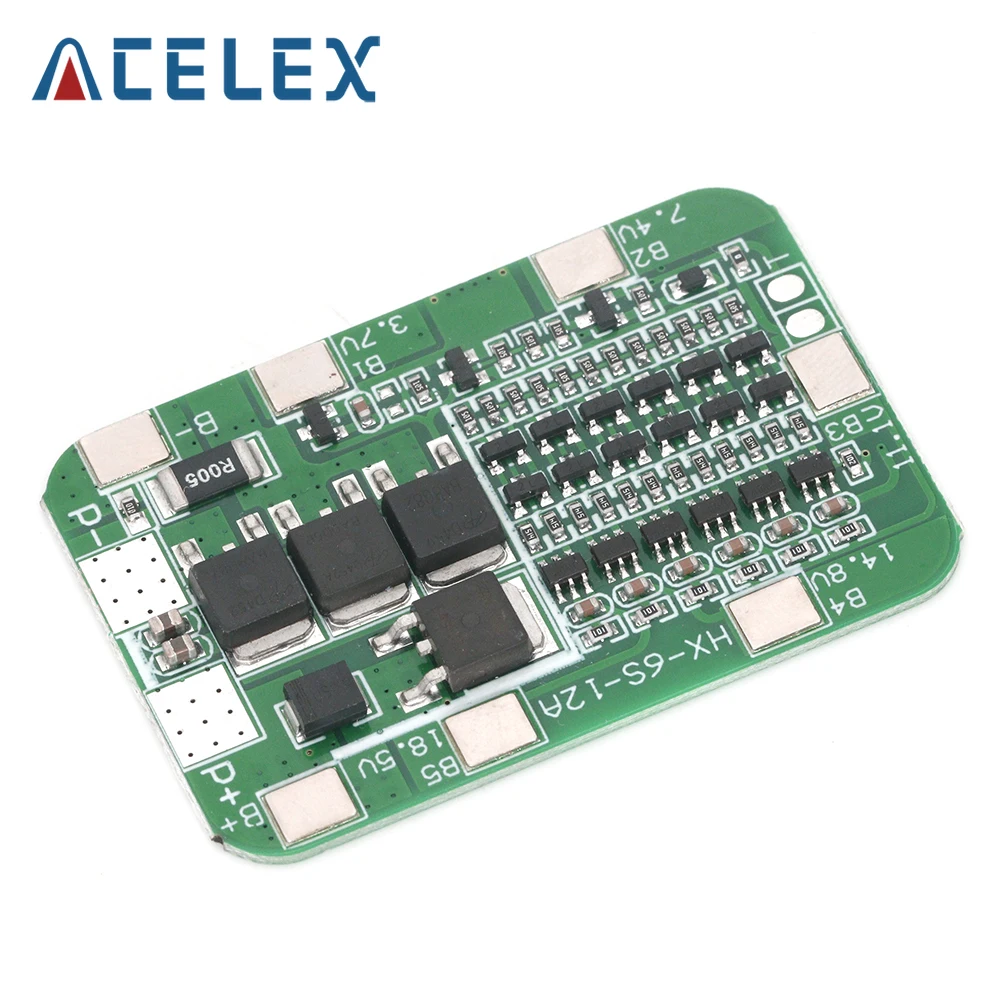 6S 12A 24V PCB BMS Protection Board For 6 Pack 18650 Li-ion Lithium Battery Cell Module New Arrival