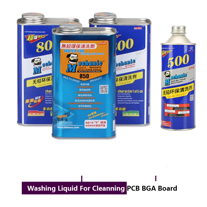 MECHANIC Lead-Free Board Washing Water, Cleaning dust,oil,flux,rosin, leave no stain of the motherboard, cleaning liquid