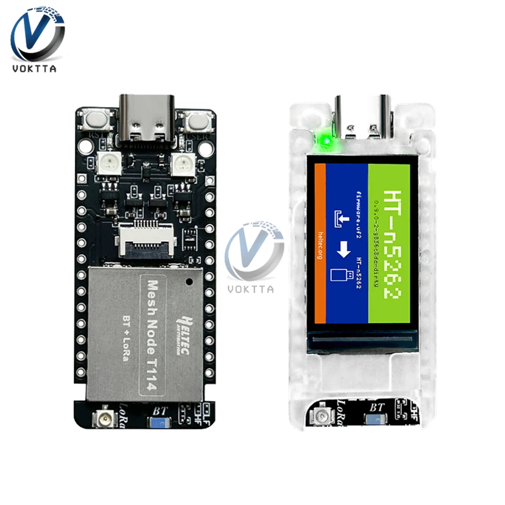 Imagem -02 - Rastreador Gps com Display Tft Nrf52840 Sx1262 Lorawan Lora Conselho de Desenvolvimento Wi-fi e Bluetooth Tracker nó T114 Meshtastic