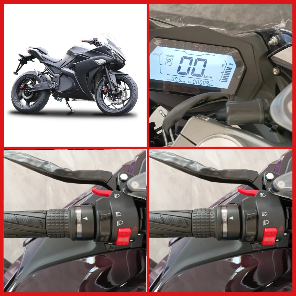 Luyuan  Motorcycle electric Motorcycle Adult Speed 180KM/H And Long Range 200km Electric Motorcycle Mid Drive 20000W
