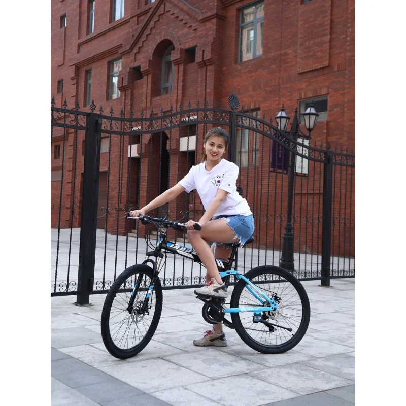 

Mountain Bike24/26-inch variable speed dual shock absorption folding bicycle for male and female students and adults