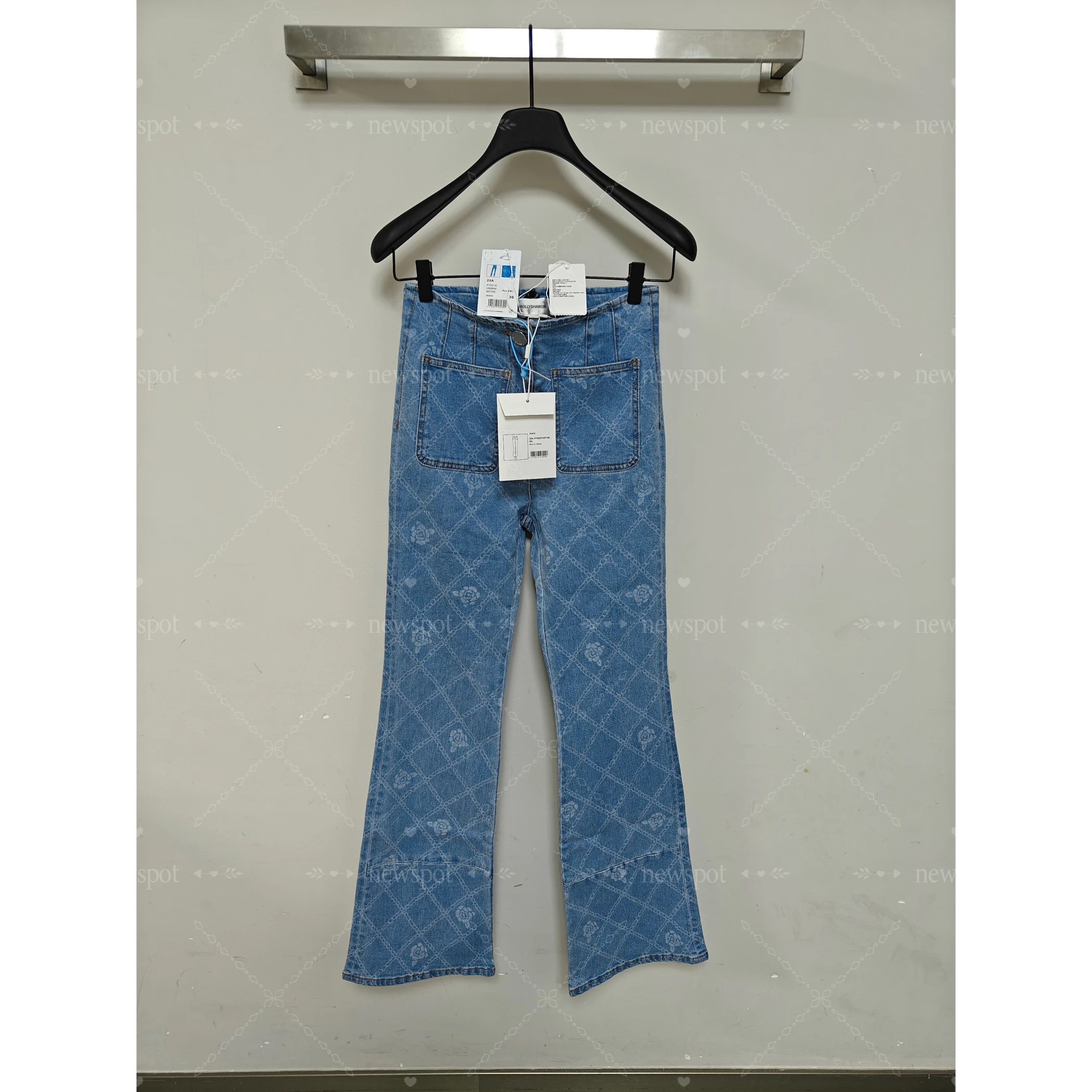 

Classic Vintage Camellia Washed Tannin Leg Jeans/wide Leg Pants/denim Jacket