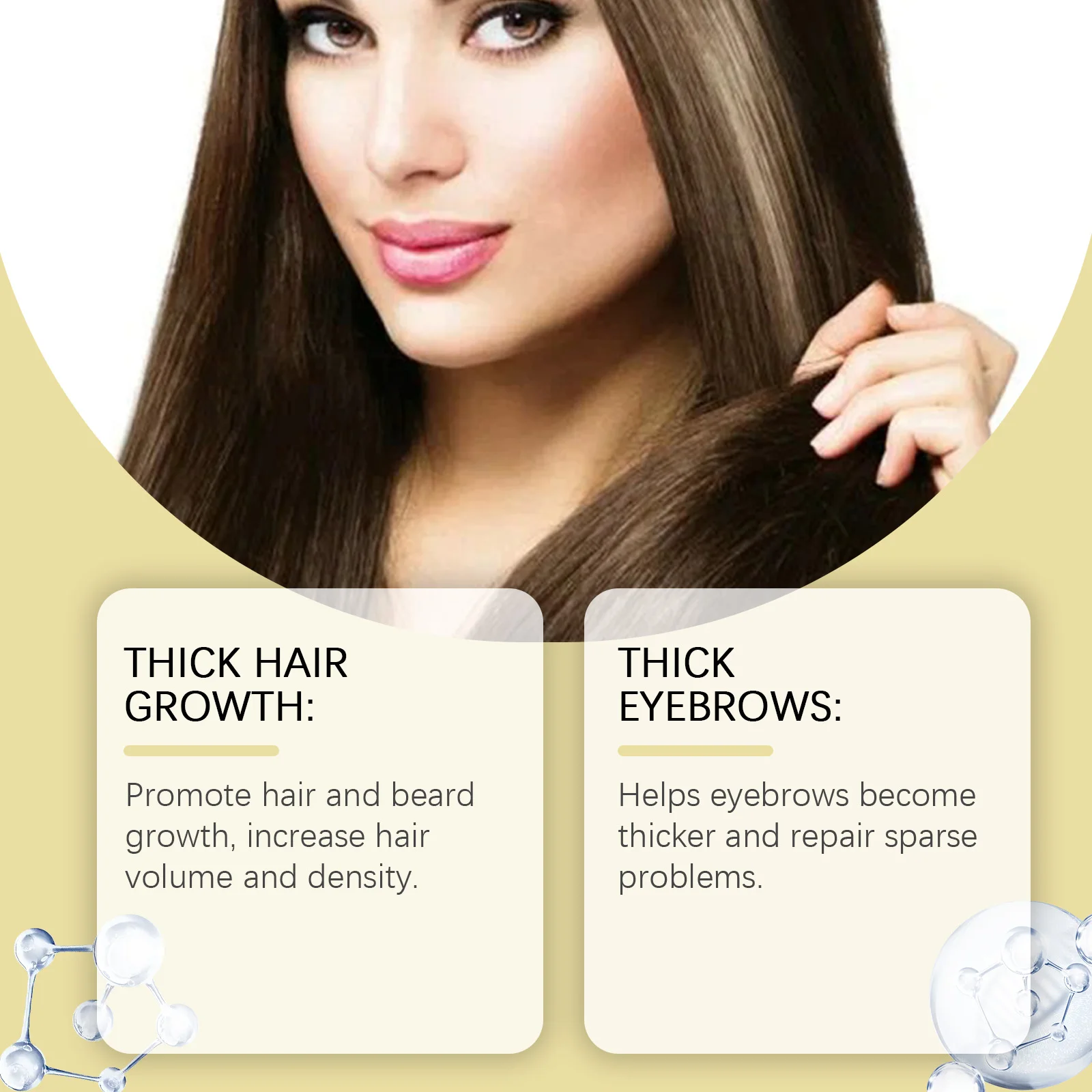 زيت الخروع العضوي لمنتجات نمو الشعر لتقوية وصلات الرموش السميكة المضادة لتساقط الشعر وزيت اللوز الحلو