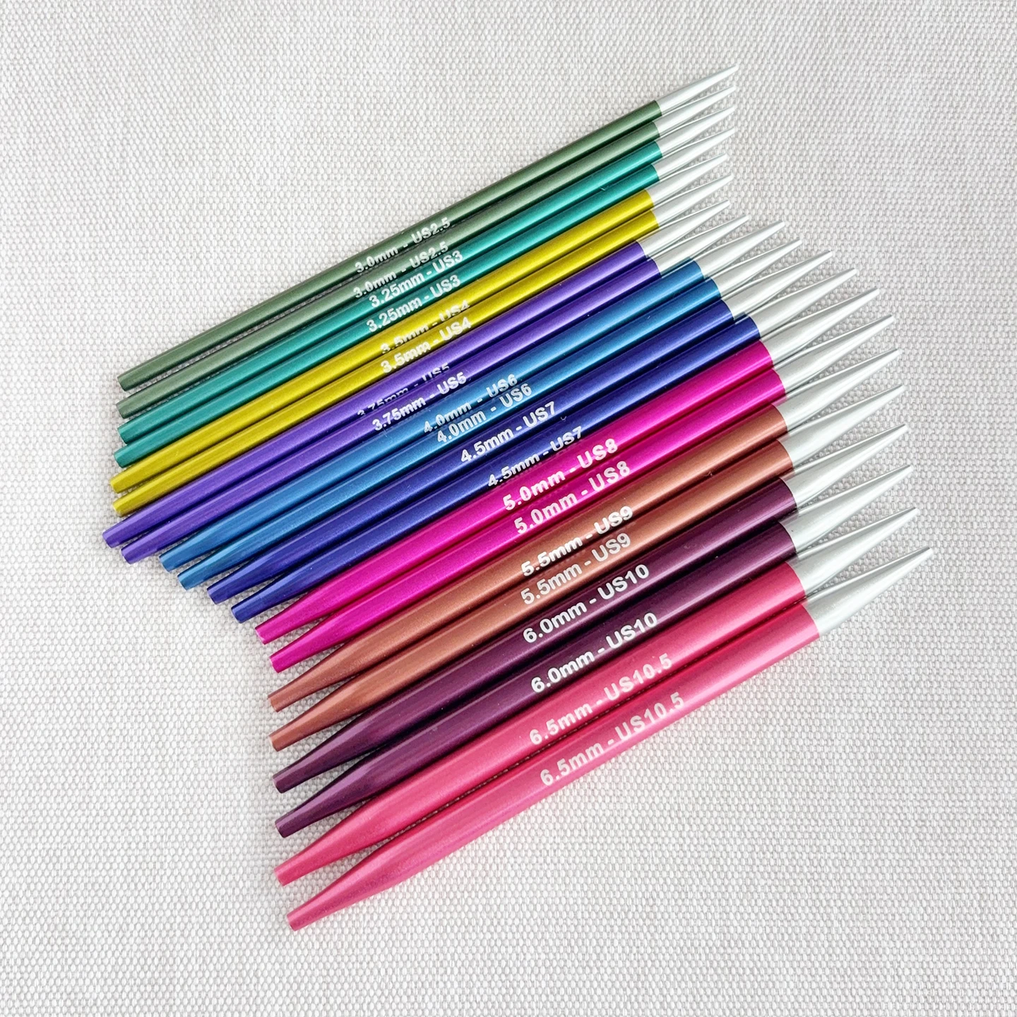 

1 piece Knitpro Zing Interchangeable Circular Needle Tips In Two Length