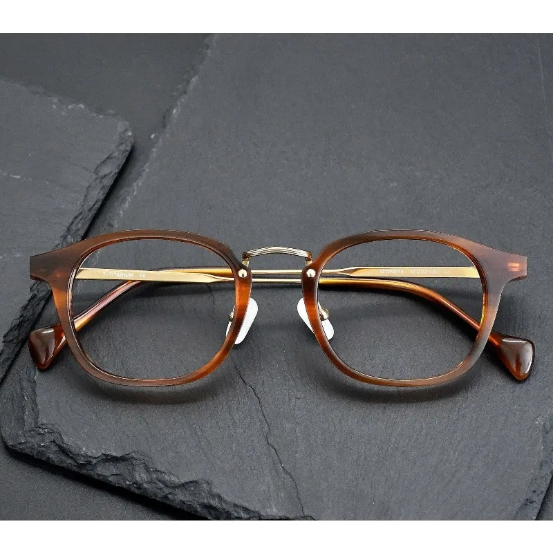

Retro Tortoiseshell Handmade Glasses Wholesale Fashionable and Versatile Glasses Frames Suitable Men To Pair with Myopic Women