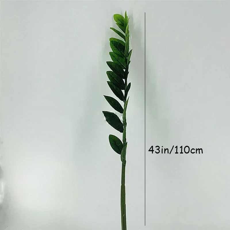 51in Gefälschte Pflanzen Große Künstliche Ficus Pflanzen Zweige Kunststoff Gefälschte Leafs Grün Banyan Baum Für Haus Schlafzimmer Garten Shop Decor – Detail 17