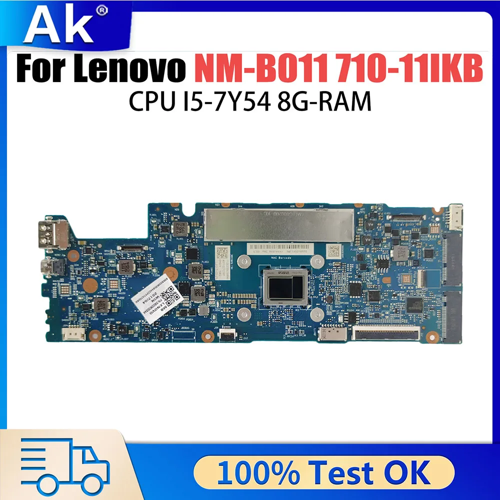 NM-B011 Notebook Mainboard For Lenovo Yoga 710-11IKB Laptop Motherboard CPU M37Y30 UMA 4G 100% Tested Ok