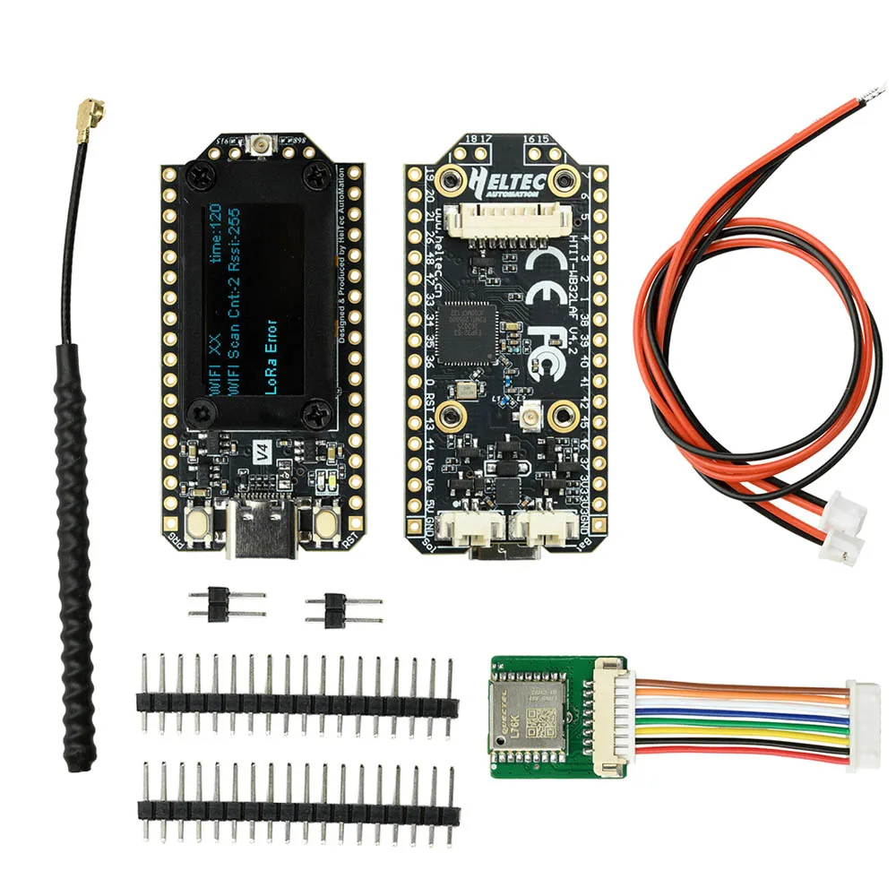 

Type C Wifi LoRa 32 V4 ESP32 WiFi BLE Development Board SX1262 Meshtastic GPS 0.96inch OLED Solar Powered Low Power For Arduino