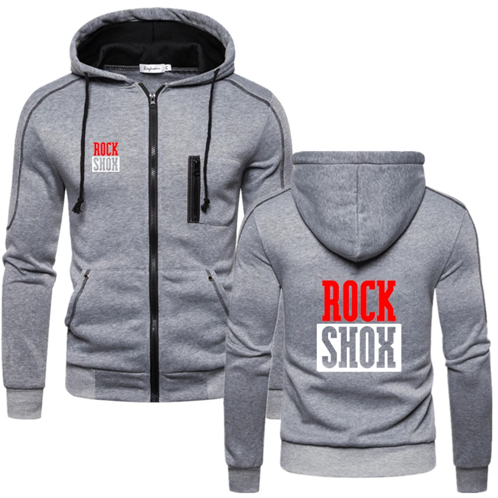 Rock Shox Rockshox Moutain MTB Biker Bicycler 2024 Men's Hoodie Fleece Casual Winter Clothing Apparel Hoodies Sweatshirts