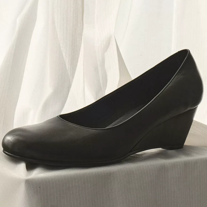 Zapatos de Mujer con Costuras, Punta Cuadrada, Plataformas y Tacones Bajos, Zapatos de Tacón Sólido de Cuero PU para Mujer