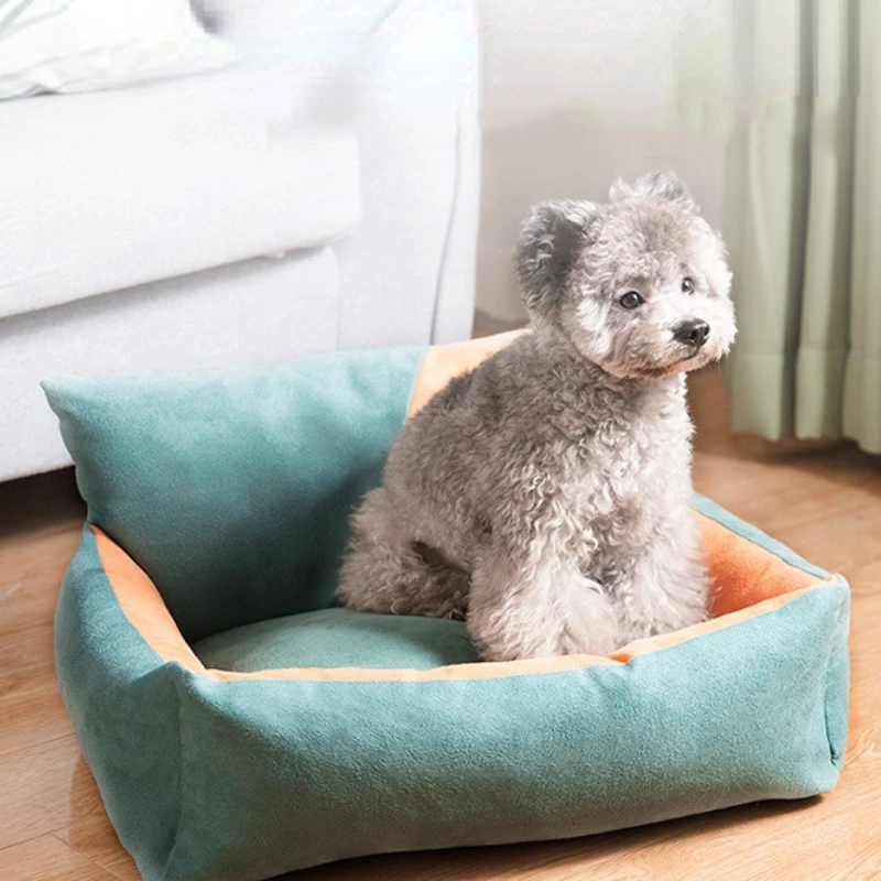 Kitten House Cat Pet Items Articles Bed Fluffy Super Soft Sofa Furniture Lounger Small Dogs Free Shipping Cats Basket Christmas