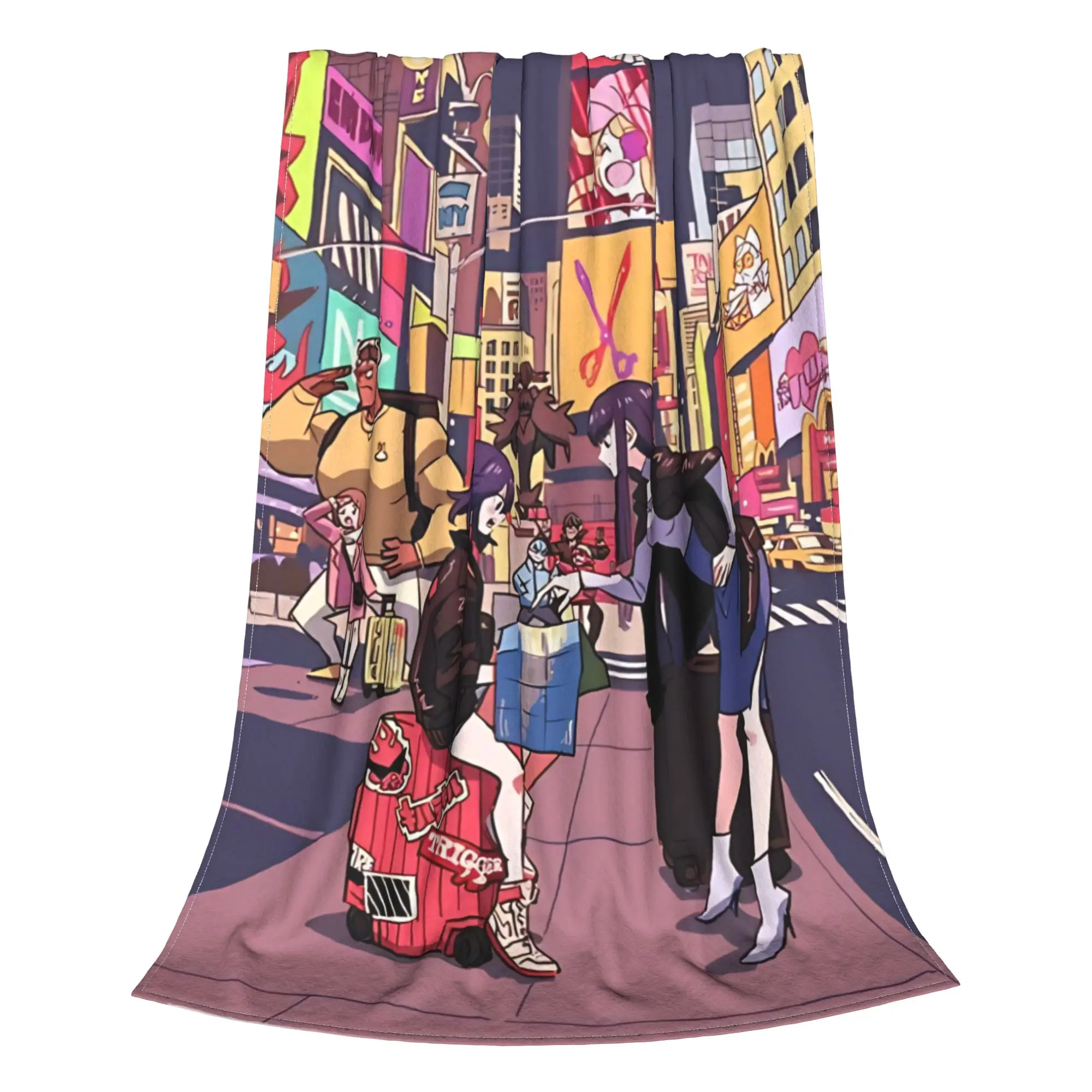 1PC Home Cutecore punk school uniform Kill la Kill Blanket Super Cosy Plush Home Living Room Sofa Halloween