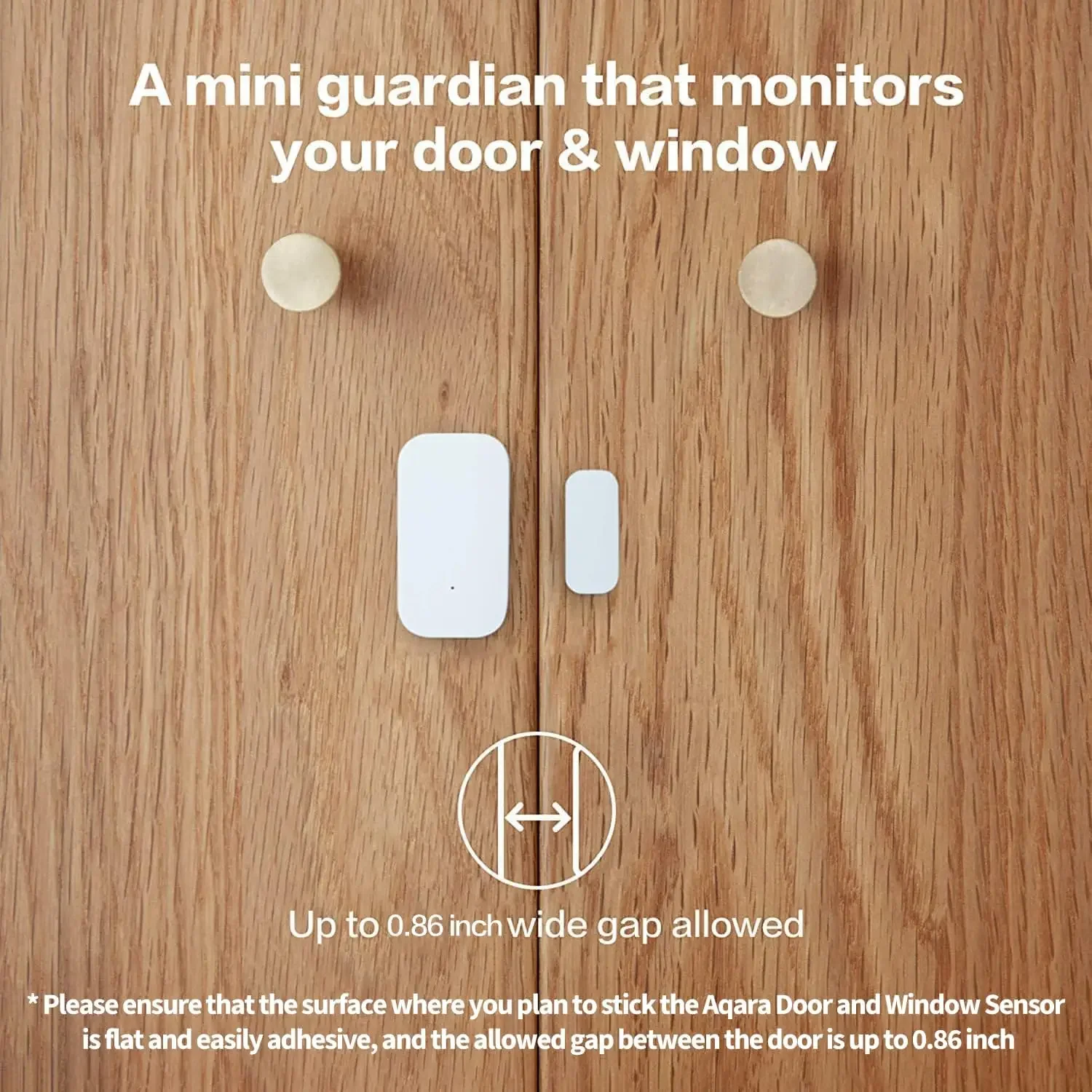 Aqara Door Window Sensor E1 ZigBee 3.0 MCCGQ14LM Wireless Remote Control Compatible with Xiaomi Mijia APP