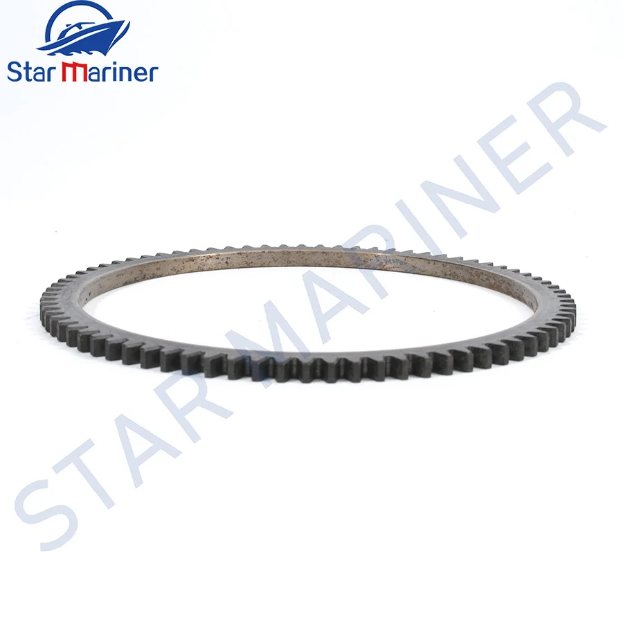 

6AH-85550-10 Flywheel Crown Gear Ring For YAMAHA Outboard Motor F15A 4T 15HP 6AH-85550 6AH Seapro F20 boat engine replaces