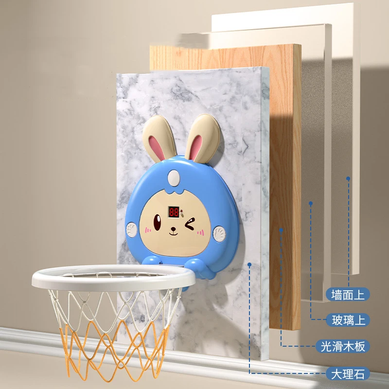 Punteggio del sensore per bambini Telaio da basket Cerchi da tiro Giocattoli Appesi Palla da casa per interni Ragazzi Giocattoli interattivi genitore-figlio per bambini