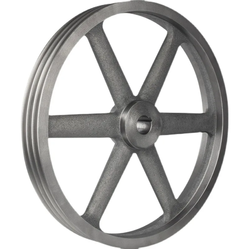 B3-400 Triangular belt wheel Type B three groove outside diameter 400mm cast iron motor belt disk motor accessories