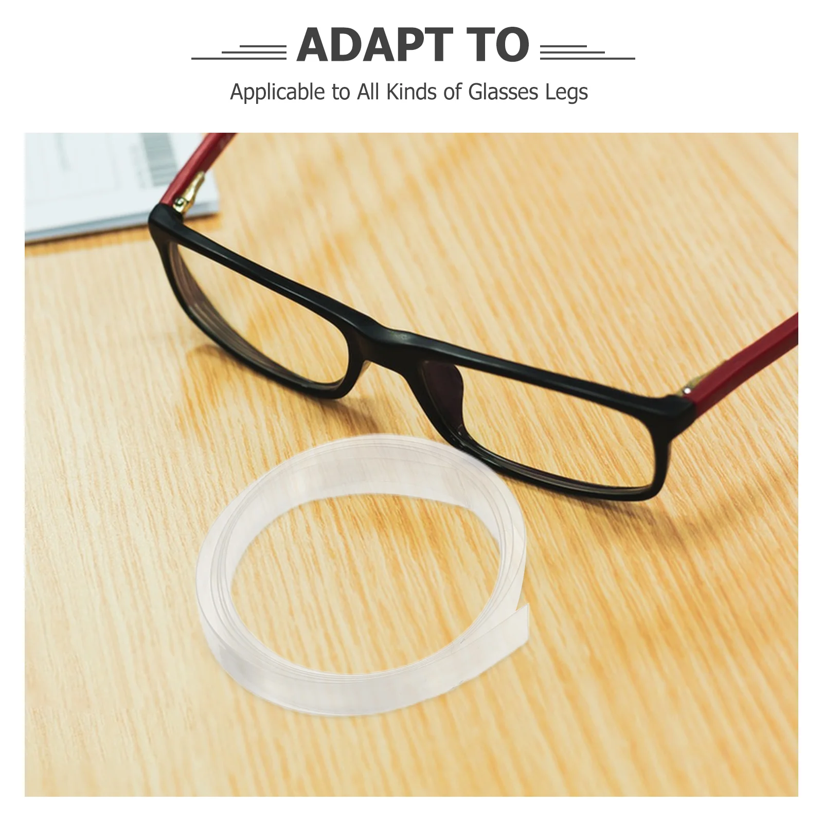 3 ชิ้นแว่นตาแขนท่อหดความร้อนท่อแขนอะไหล่อุปกรณ์เสริม Eva