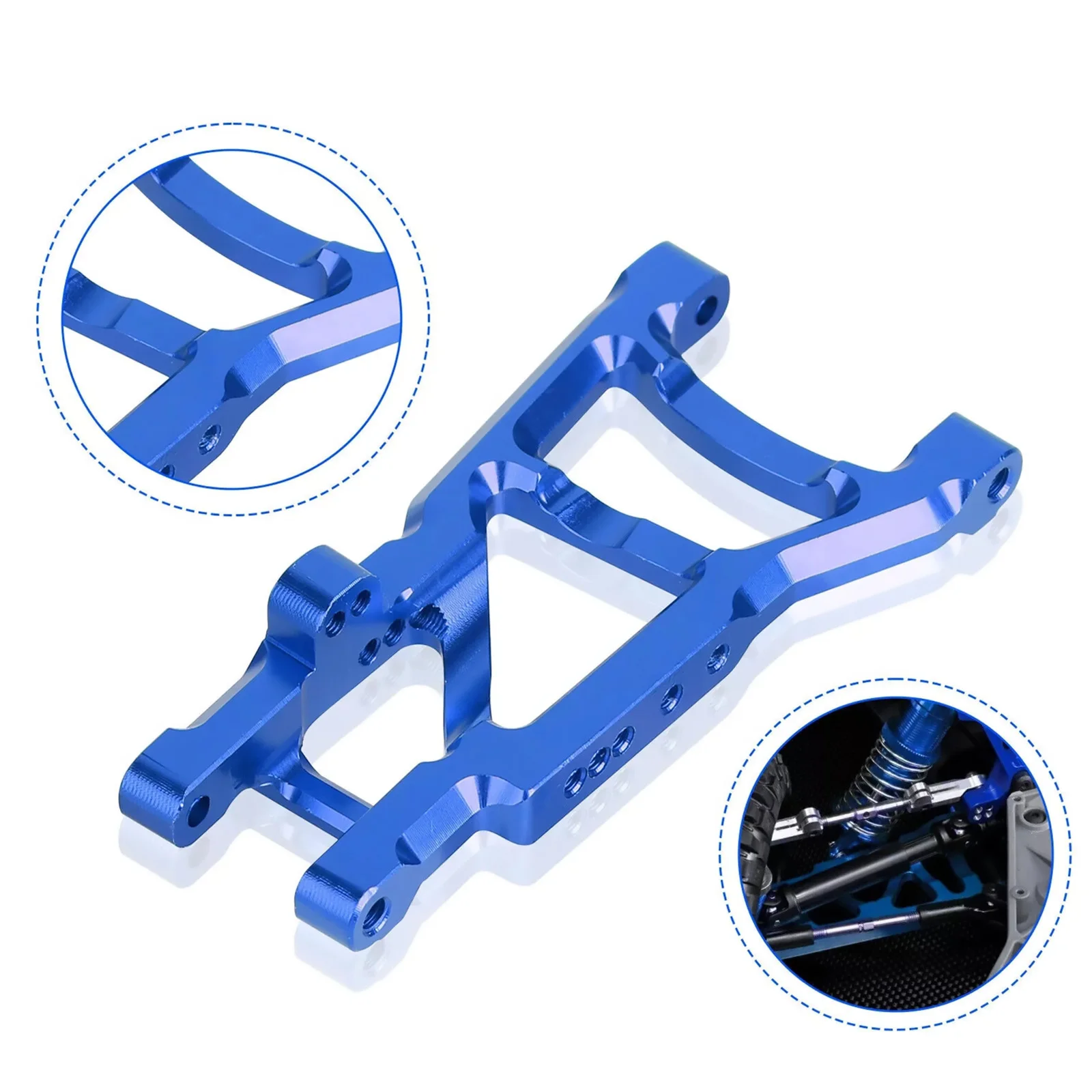 مجموعة كاملة من المعدن لـ SLASH ترقية طقم قطع غيار الهيكل لـ Traxxas Slash 2WD/Stampede/Rustler 1/10 RC تركيبات استبدال شاحنة السيارة #4