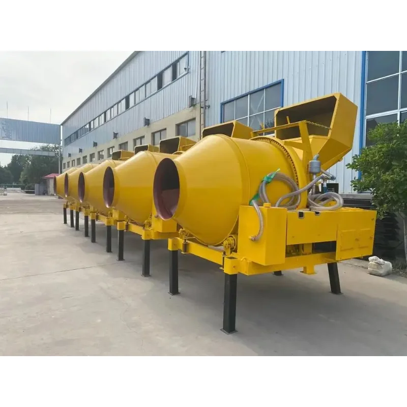 New Product 1000 L Small Lab Forced Cement Twin Shaft Automatic Feeding Concrete Mixer