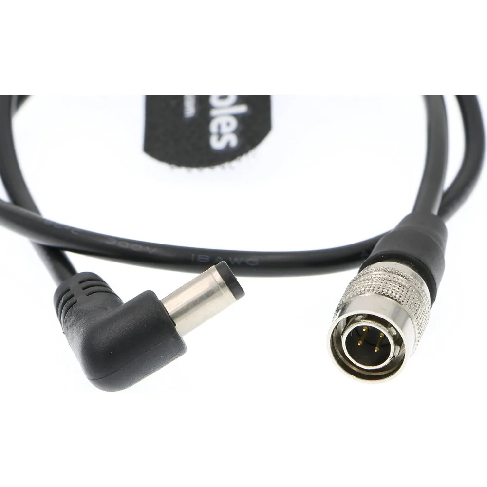 

Alvin's Cables DC to Hirose 4 Pin Male Power Cable for Sound Devices 633| 644| 688 Zoom F8 Blackmagic Cinema Camera 4K
