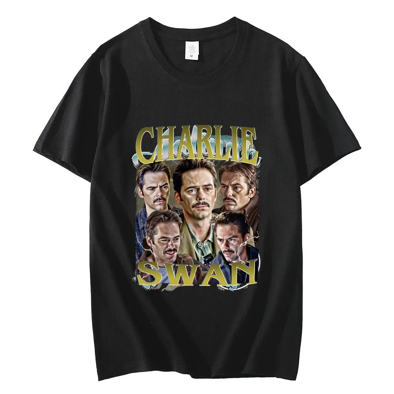 

Charlie Swan Twilight Saga T-shirt Billy Burke Graphic T Shirts Fashion Trend Vintage Short Sleeve T-shirts Unisex Streetwear