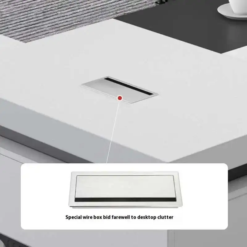 

Smart Executive Desk Wireless Charger Motion Control Modern Office Furniture CEO Home Office Secretária Executiva Furniture