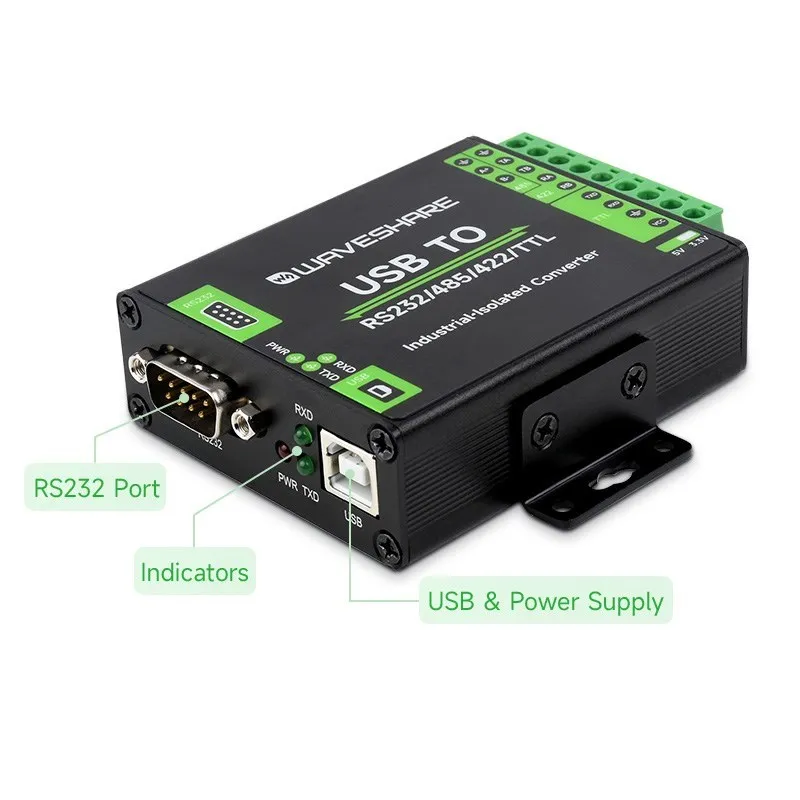 FT232RNL USB TO RS232/485/422/TTL Interface Converter Industrial Isolation for Mac Windows Linux Android