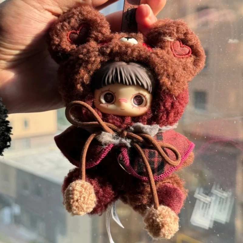 Novo autêntico maymei minúsculo urso biscoito série caixa cega kawaii ornamento saco charme presente de aniversário para meninas brinquedos da moda colecionáveis