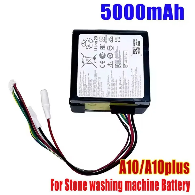 21.6V Rechargeable Li-ion Battery 3600-6000mAh for Roborock A10 Wet Dry Vacuum Cleaner