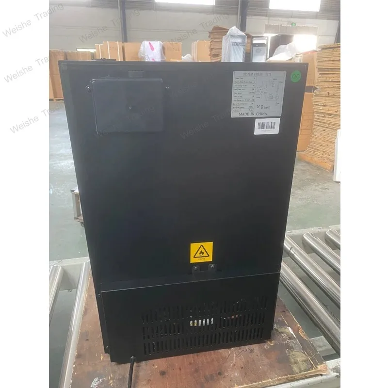 Mini 70L Fridge Refrigerator Glass Door Cooler 5