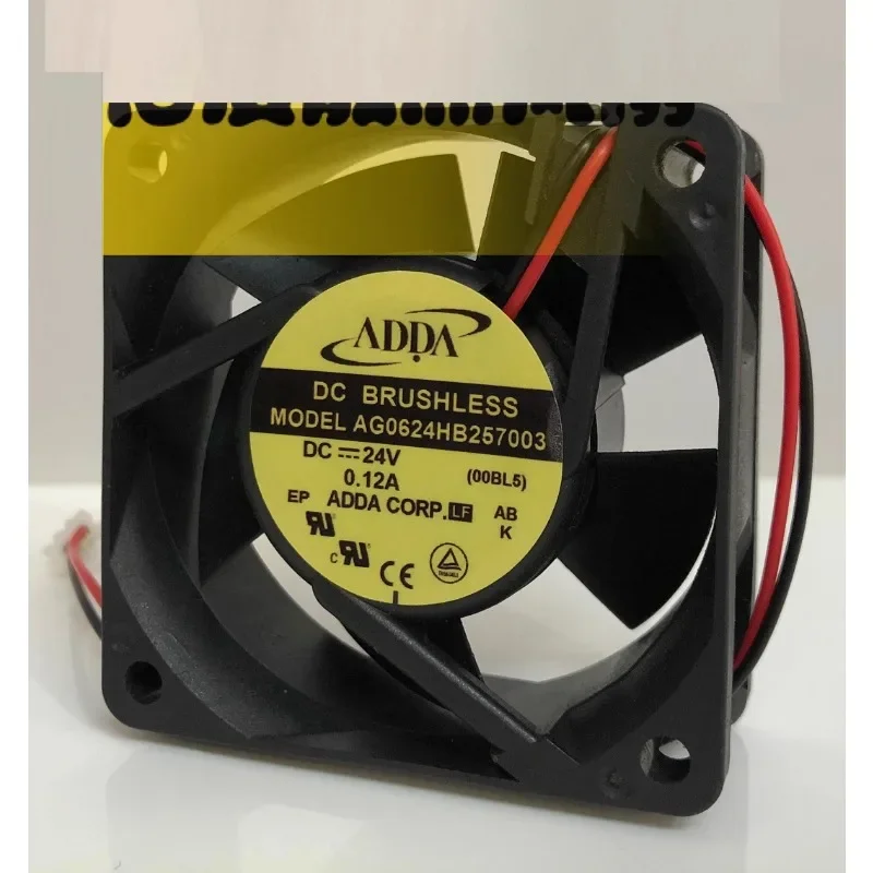 Original Cooler Fan For AG06024HB257003 ADDA 6025 24V 0.12A Cooling Fan 60*60*25MM