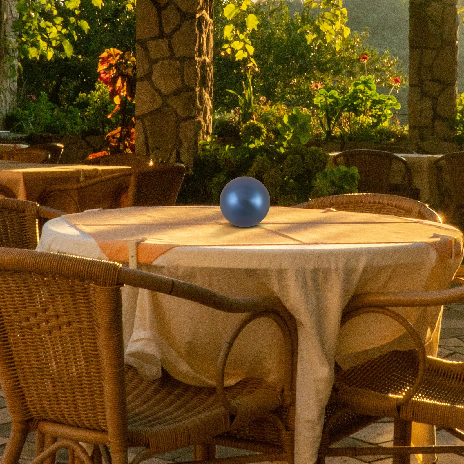 

1pc Polished Stainless Steel Gazing Ball Reflective Garden Decor Outdoor Lawn Ornament For Party Decoration Gift