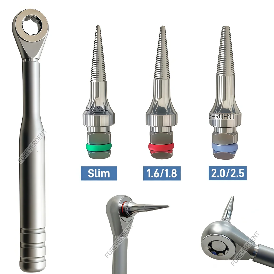 Dental Driver Ratchet Broken Implants Screw Extractor Reverse Drill Pick Up Extractor Failed Fixture Remove SOS Screws