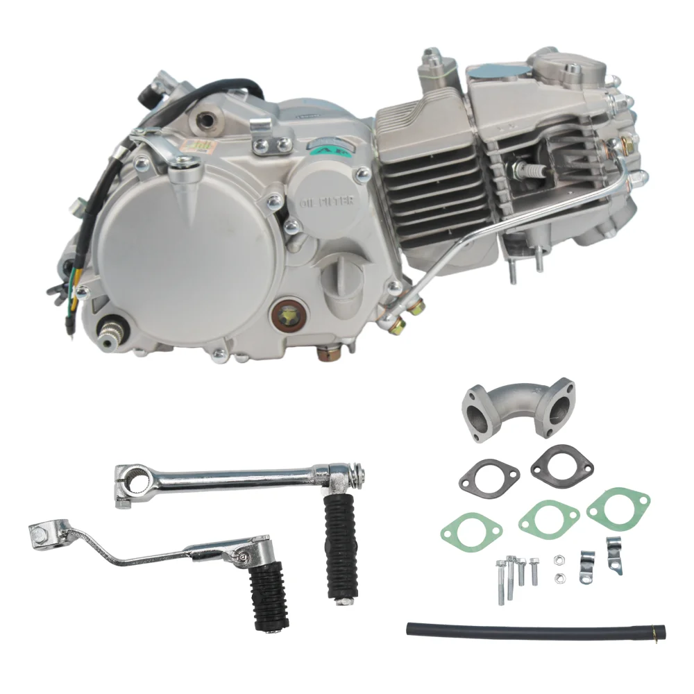 

YX150-2 Oil Cooling Engine with rare Earth Magneto for Pit Dirt Bike YinXiang 150cc Kick Start Engine Assembly Silver Sample