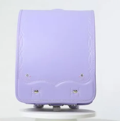 

Japan elementary school students spine protection schoolbag Kids pu Randoseru Japanese School backpack For Girls automatic lock