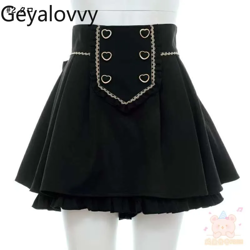 تأثيري فتاة حلوة عالية الخصر تنورة قصيرة ضئيلة اليابانية البريطانية الرجعية تنوعا JK موحدة كلية نمط التنانير الصغيرة السراويل #2