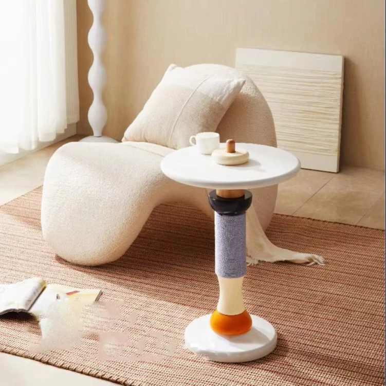 

Creative Modular Solid Wood Table for Home Simple Design Pet Sharing Furniture for Cats Grasp the Column