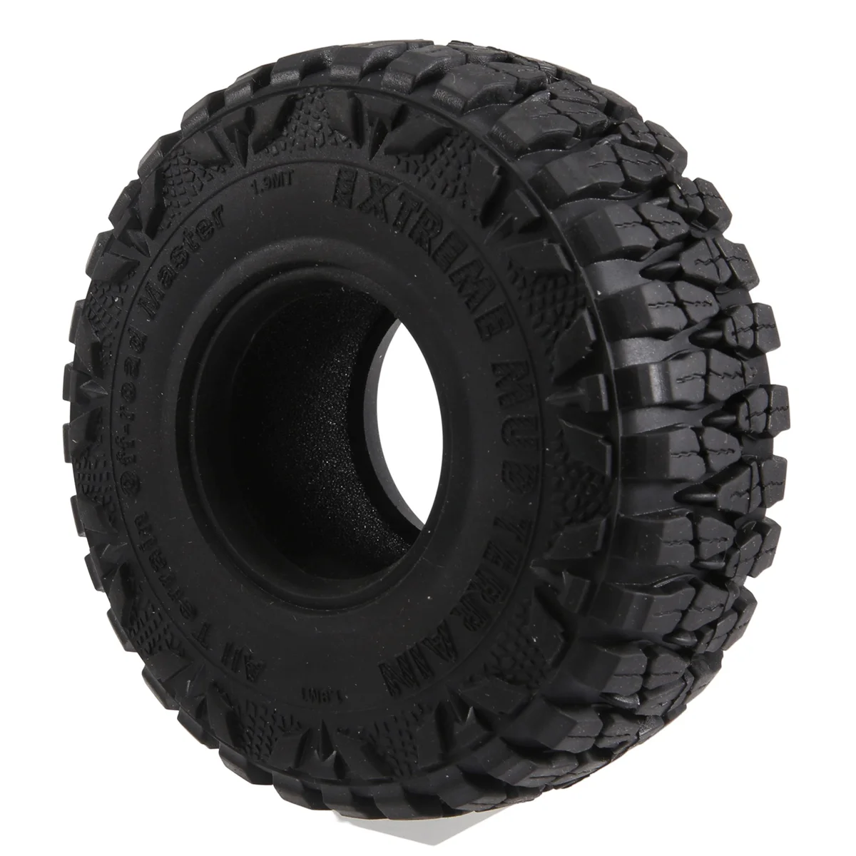 

Y34A 4PCS 115MM 1.9 Rubber Tyres Wheel Tires for 1/10 RC Crawler Car Axial SCX10 90046 AXI03007 TRX4 D90 CC01