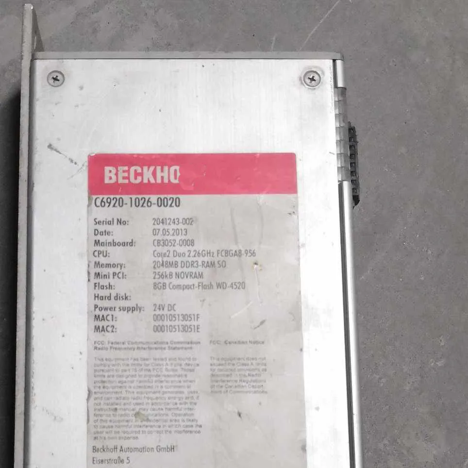 C6920-1026-0020 Промышленный контроллер для Бекшоффа