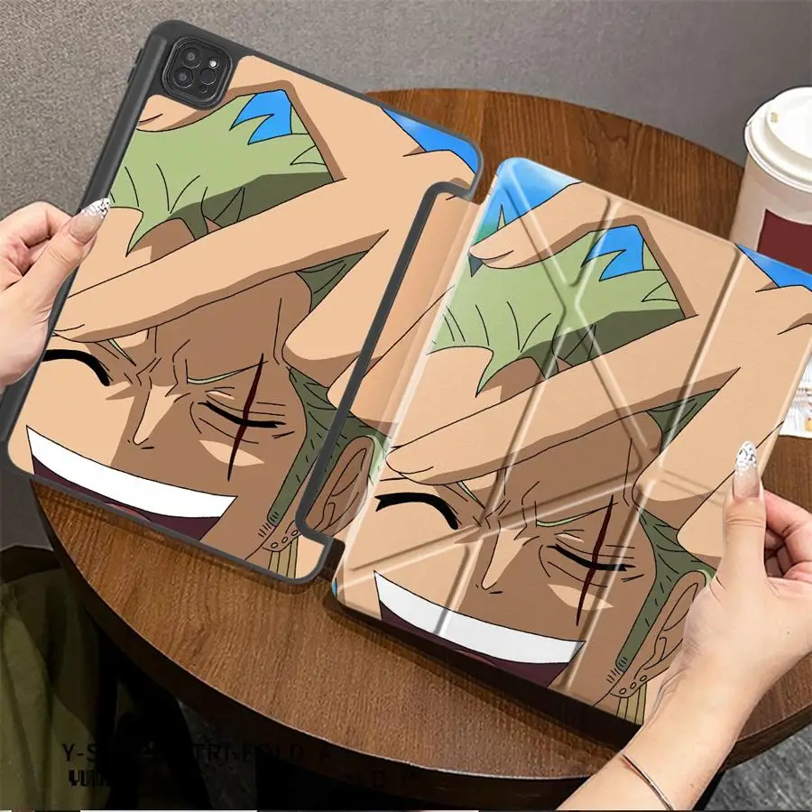 

One Piece Zoro Luffy Tablet Case For iPad Pro 11th 10th 9th 8th 7th 12.9inch Pro 2025 Mini 6 7 Air 4 5 M3 M2 1 2 M4 11inch